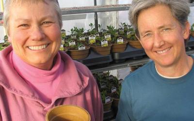 Vicky and Suzanne from Rush Creek Growers