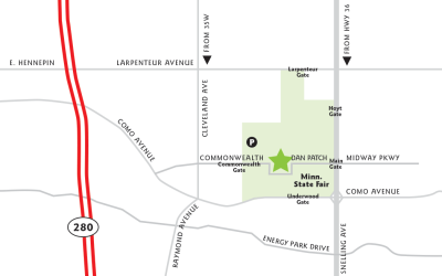 Map showing that Highway is 280 closed and which streets are open
