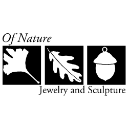 Of Nature logo, leaves and acorn