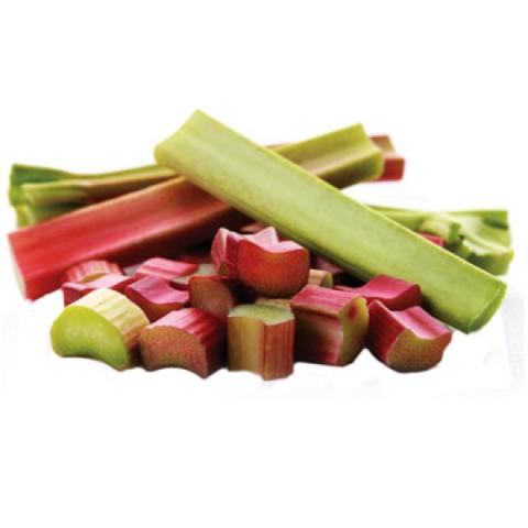 Victoria rhubarb, green and red